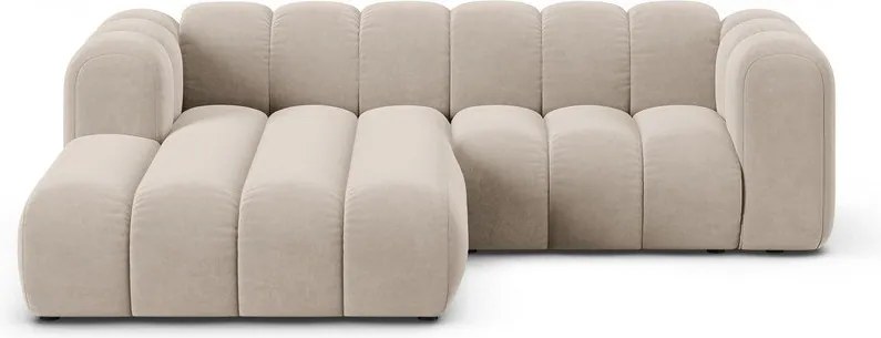 Divano angolare beige ad angolo sinistro Lupine - Micadoni Home