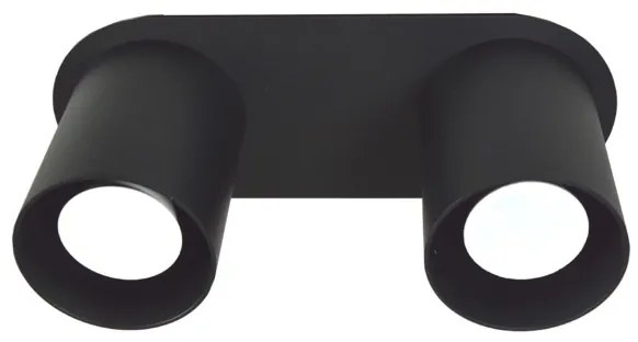 Plafoniera CREEP 2xGU10/25W/230V nera