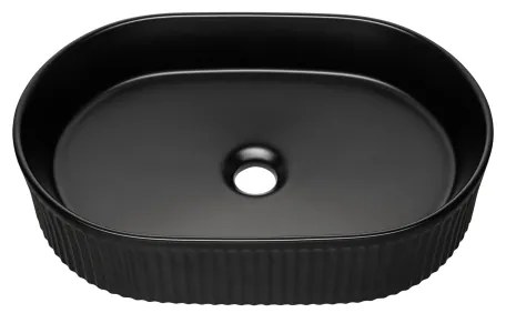COMAD BEYOND 5 BLACK (E-6564) - Lavabo da appoggio BEYOND 48x32,5 cm nero