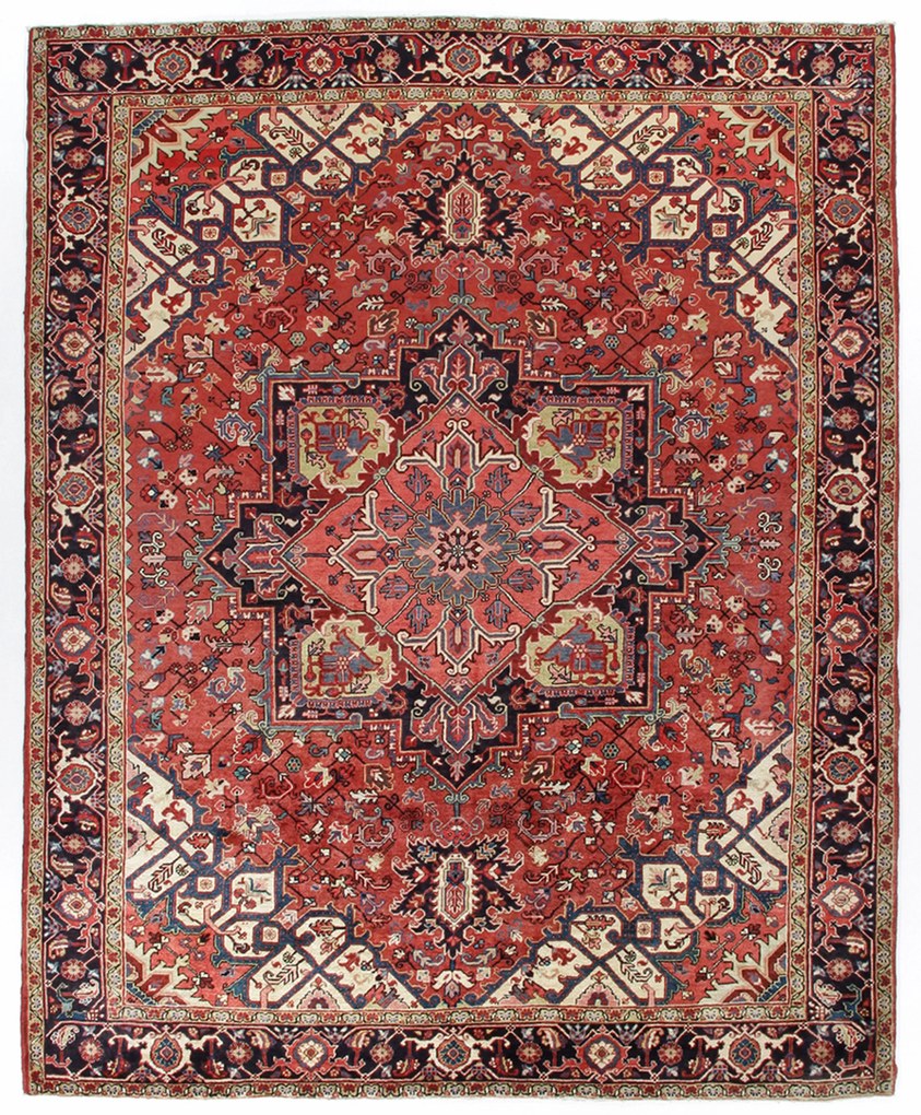 Heriz Tappeto persiano 260x320 (Iran) Annodato A Mano