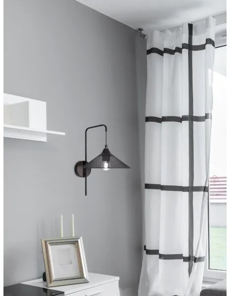 Applique KIRUNA 1xE27/40W/230V nero