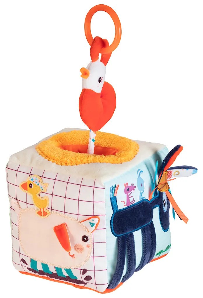 Lilliputiens - Cubo tessile per le attività - Fattoria