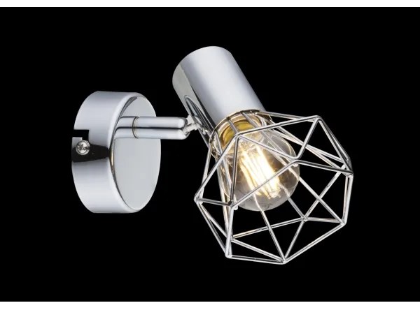 Globo 54802-1 - Faretto XARA I 1xE14/40W/230V cromo lucido