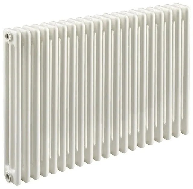Radiatore acqua calda EQUATION in acciaio 3 colonne, 20 elementi interasse 623 cm, bianco