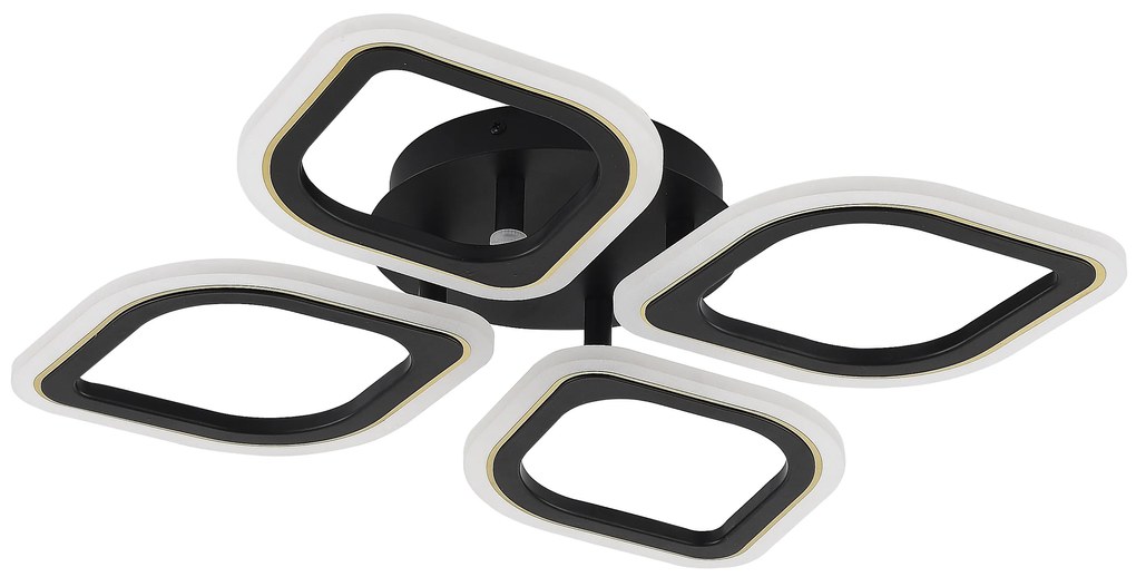 Zuma Line Illumia lampada da soffitto 1x30 W bianco-nero MS236040R-BK