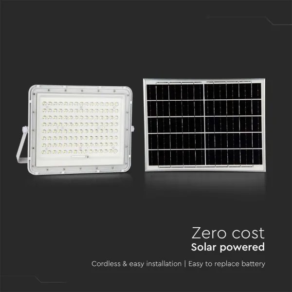 LED Proiettore solare da esterno LED/20W/3,2V 4000K bianco + +TC