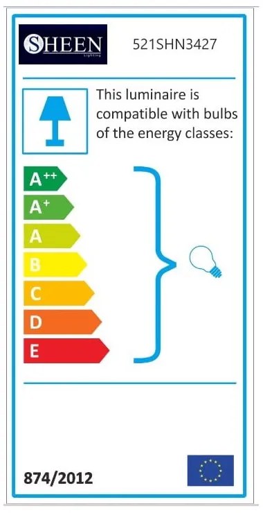 Plafoniera bianca/color ottone con paralume in vetro ø 15 cm Faze – Opviq lights