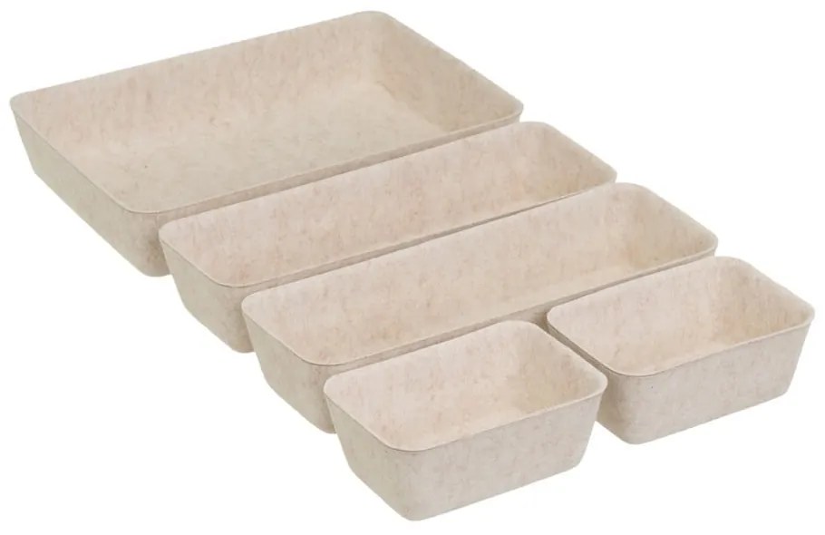 Set di organizer per cassetti in tessuto 5 pz – Casa Selección