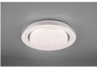 Plafoniera Disco Moderna Atria Led 22w Dimmer Effetto Stelle Bianco Trio Lighting