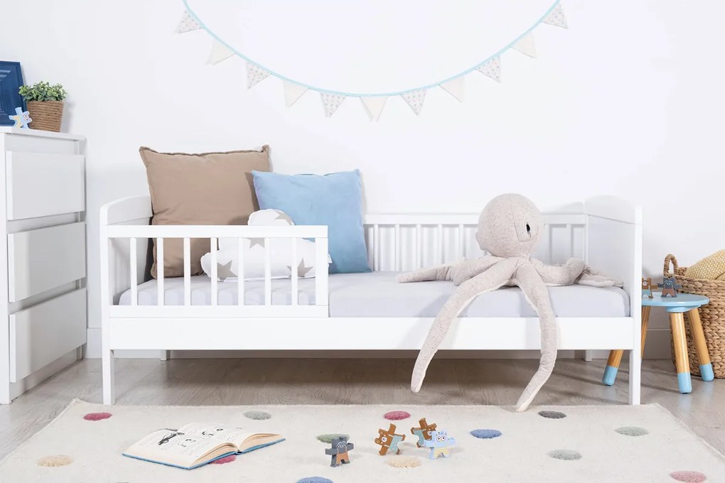 Letto per bambini Junior bianco 160x70 cm
