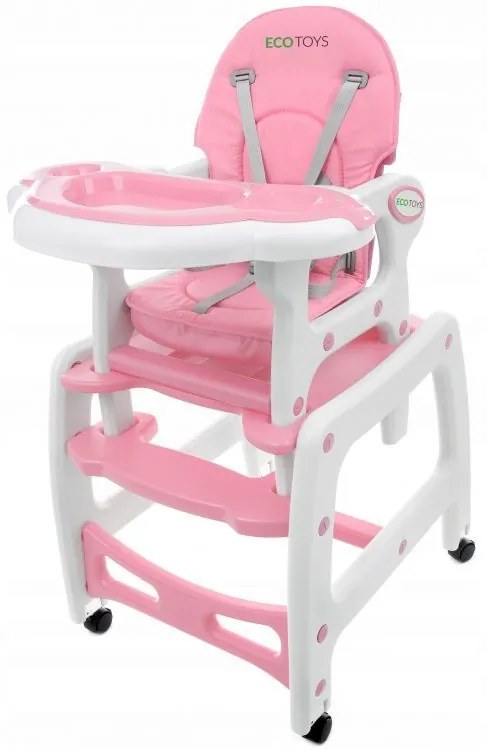 Sedia multifunzionale per bambini 3in1 ECOTOYS HC-223 PINK