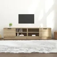 Mobili TV 2 pz Rovere Sonoma 80x35x36,5 cm in Legno Multistrato 811473