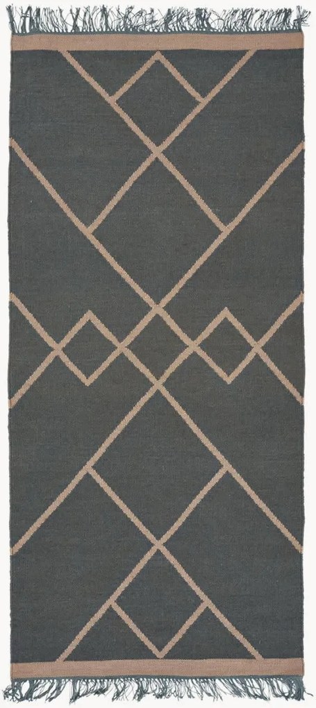 Passatoia in lana tessuta a mano Smilla