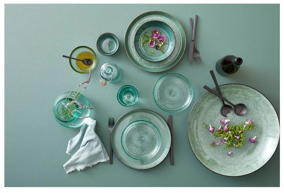 Ciotola verde/nera in gres ø 40 cm Gastro Black/Green – Bitz