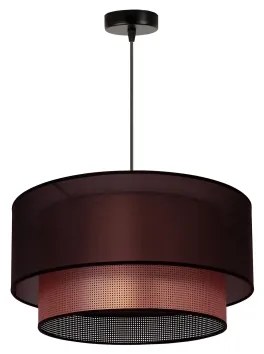 Duolla - Lampadario a sospensione con filo COPPER SHINY 1xE27/15W/230V diametro 45 cm marrone/rame