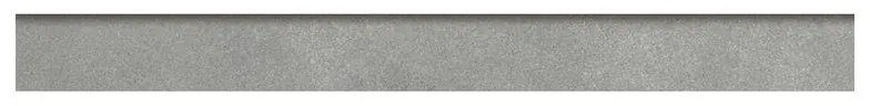 Piastrella battiscopa Ombra in gres porcellanato grigio L 75 x H 7 cm x Sp 9 mm opaco confezione da 6 ml
