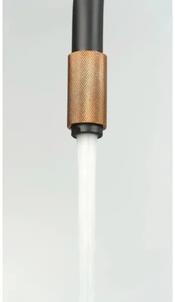 Deante BCA_B64M - Miscelatore per lavello ASTER nero/ottone