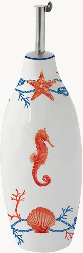 Bottiglia aceto e olio in porcellana Cote De Mer