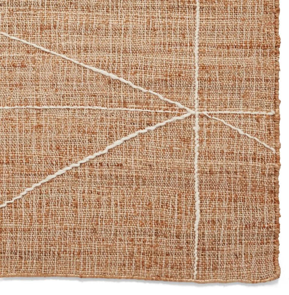 Tappeto di iuta Linee, 150 x 230 cm Bazaar - Think Rugs