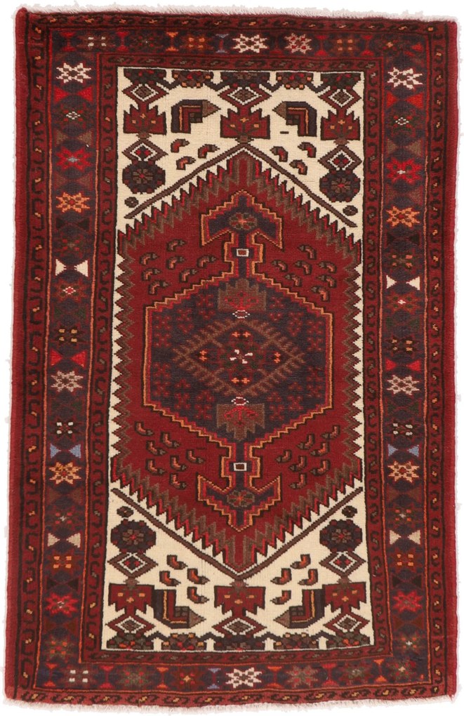 Hamedan Tappeto 100x150 (Iran) Annodato A Mano