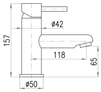 RAV Slezák SE426.0 - Miscelatore per lavabo JUNIOR 15,7 cm rosso/blu/verde