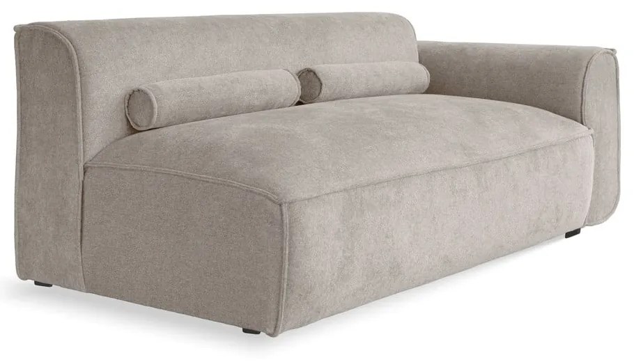 Divano componibile beige (con penisola a destra) Flex Felix – Miuform