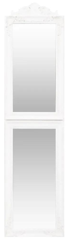 Specchio Autoportante Bianco 40x160 cm