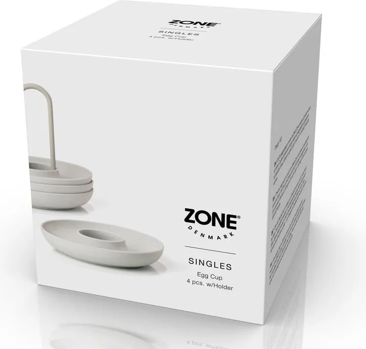 Portauova in metallo 4 pz Singles – Zone