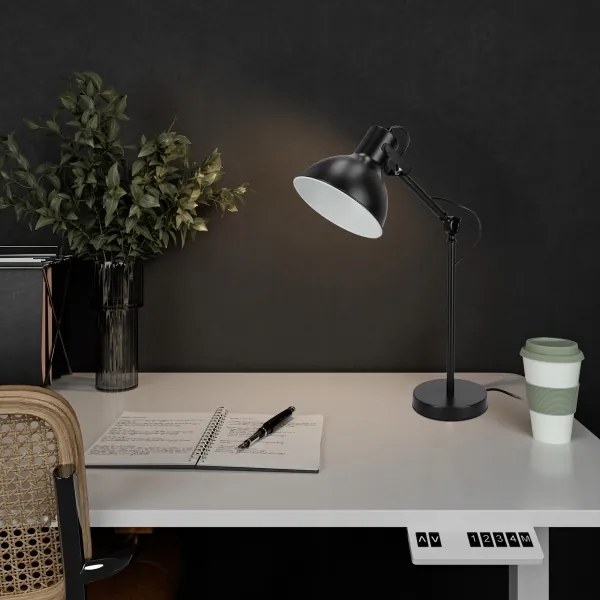 Lampada da tavolo 1xE27/40W/230V nera