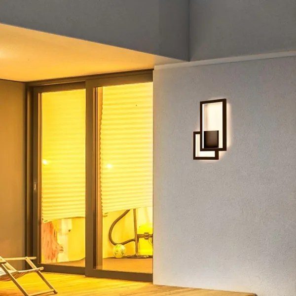 Lampada da parete LED 20W 230V 3000K marrone