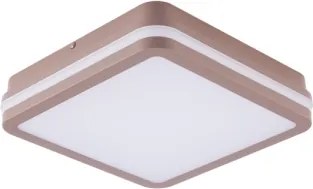 Brilagi - LED Plafoniera da esterno BENE LED/18W/230V 21,5x21,5 cm marrone IP54