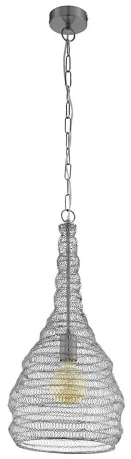 Eglo 49128 - Lampadario a sospensione con catena COLTEN 1xE27/60W/230V