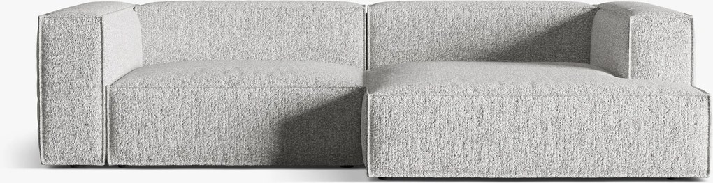 Divano angolare Nuria in bouclé – L292 cm