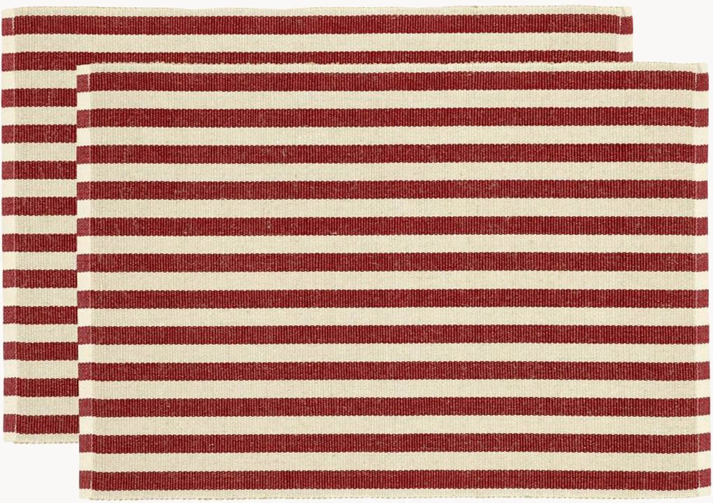 Set di 2 tovagliette americane Statement Stripe