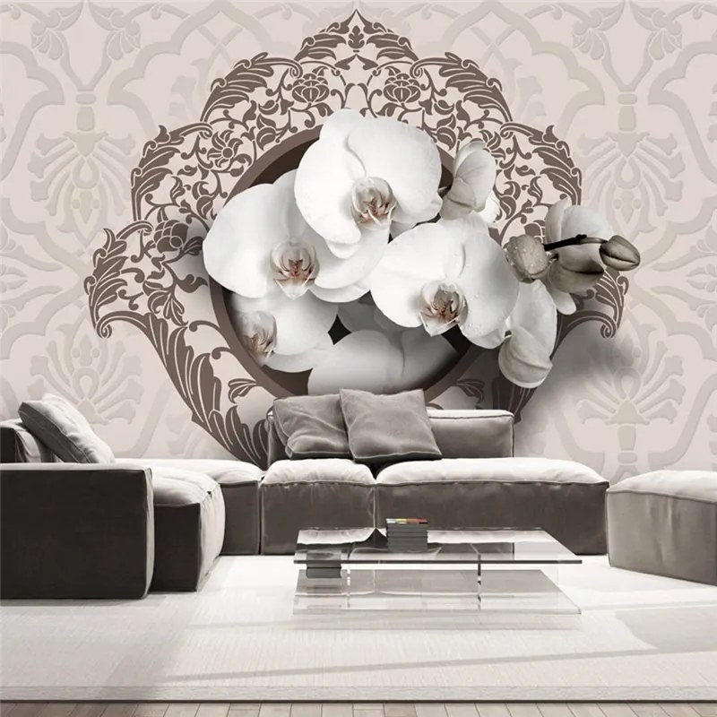 Fotomurale  Royal orchids  Colore Beige, Dimensioni e Misure 300x210