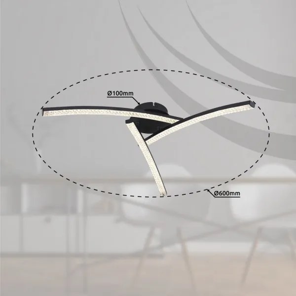 Globo 67169-18 - Lampadario LED a plafone JULES LED/18W/230V 2700/4000/6000K