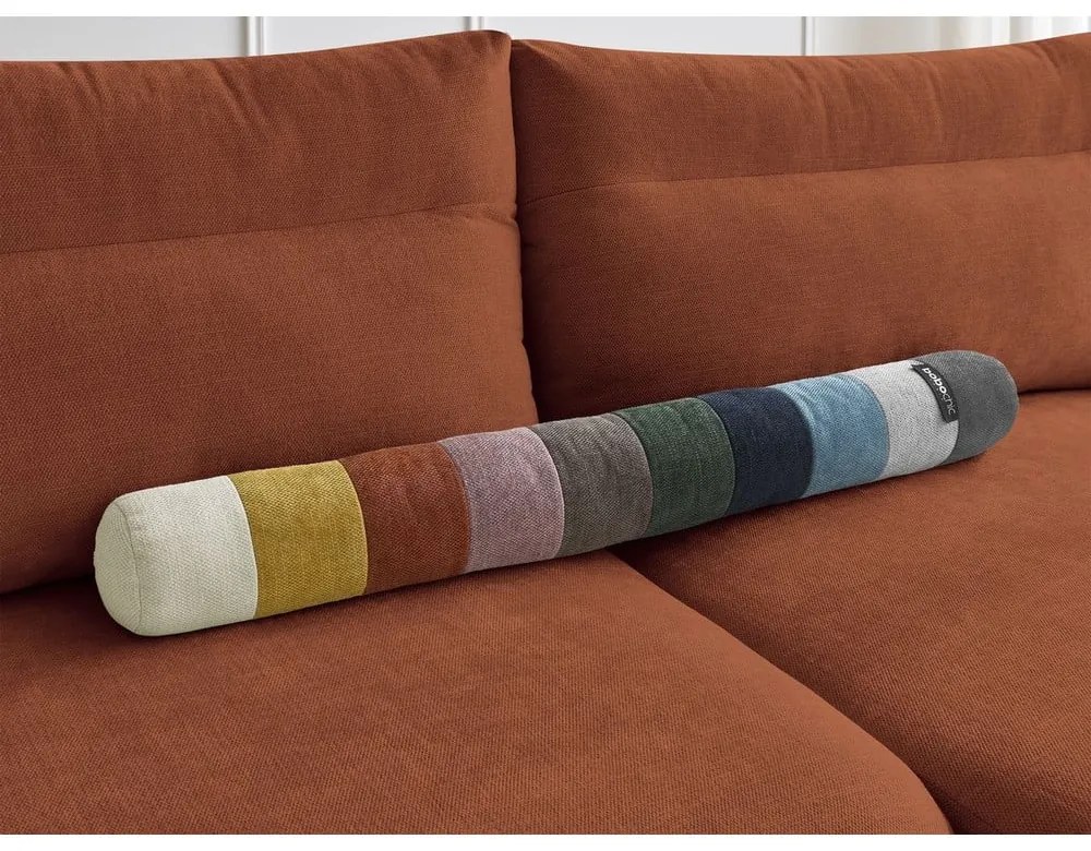 Divano angolare arancione Aden – Bobochic Paris