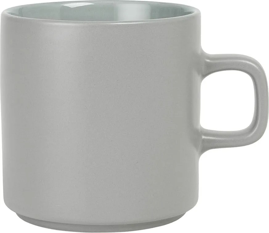 Tazza da tè in ceramica grigia, 250 ml Pilar - Blomus