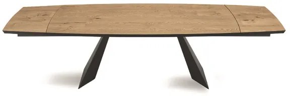 Tavolo allungabile 250 cm con piano in Rovere Crudo GILMOUR