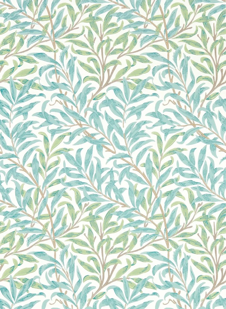 Morris & Co Carta da parati Simply Willow Boughs - Willow/ Seaglass