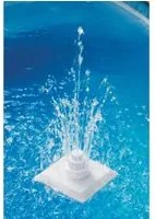 Fontana da Piscina 13 pz Bianco 91743