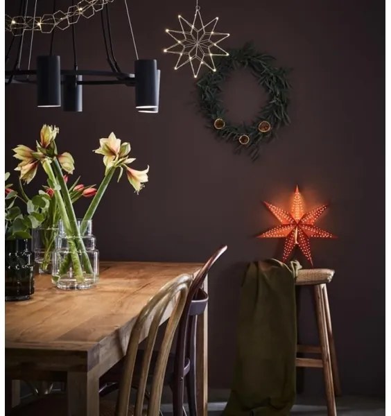 Markslöjd 705758 - Candeliere di natale BROSA XL 7xE10/3W/230V