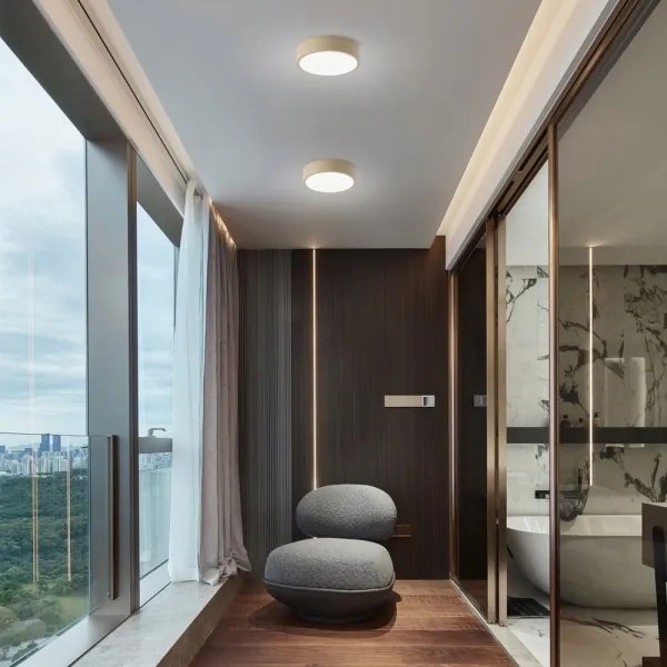 Brilagi -LED Plafoniera POOL LED/18W/230V 3000/4500/6000K diam. 20 cm beige