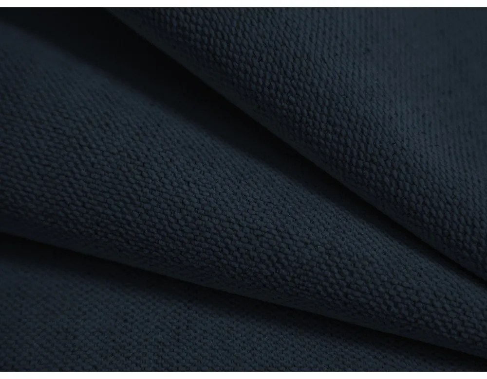 Letto matrimoniale imbottito blu scuro con contenitore/senza testiera con rete inclusa 160x200 cm Susan – Micadoni