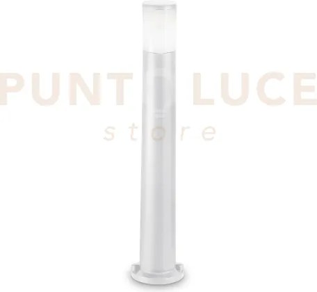 Atena paletto h.80cm 1 luce attacco e27 ip55 bianco