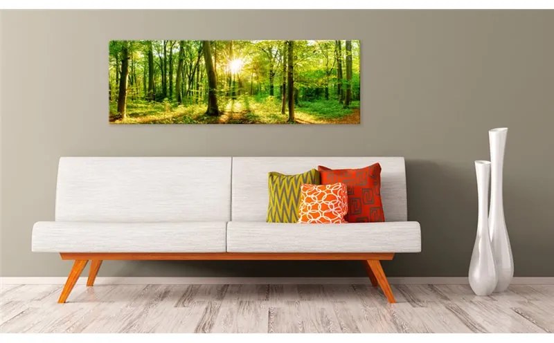 Quadro Green Magic  Colore Marrone, Dimensioni e Misure 120x40