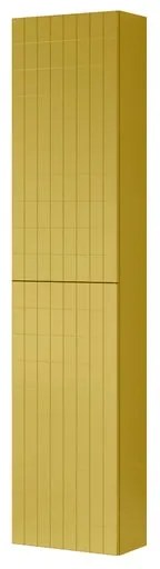 Colonna per mobile bagno Pixel Grid 2 ante P 27 x L 30 x H 160 cm giallo sole