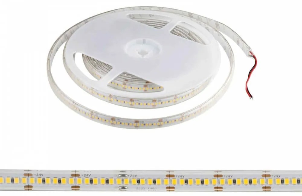 Striscia LED 2835/240 - IP67 - 25W/m - 5m - 24V - chip LUMILEDS Colore Bianco Freddo 5.700K