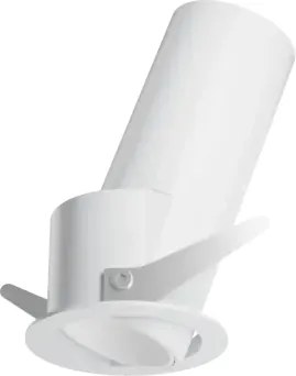 Quark faretto da incasso led cob 12 w 25° 1200 lm 3000 k d.5,8cm bi...