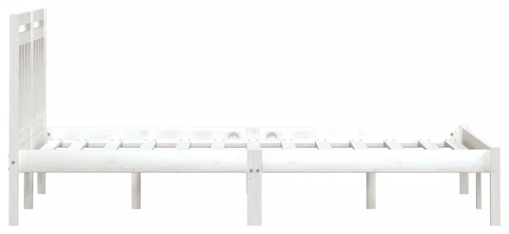 Giroletto Bianco in Legno Massello di Pino 200x200 cm